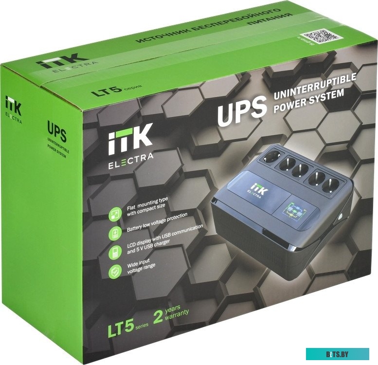 Источник бесперебойного питания ITK ELT5-600VA-1-001 ELT5-600VA-1-001