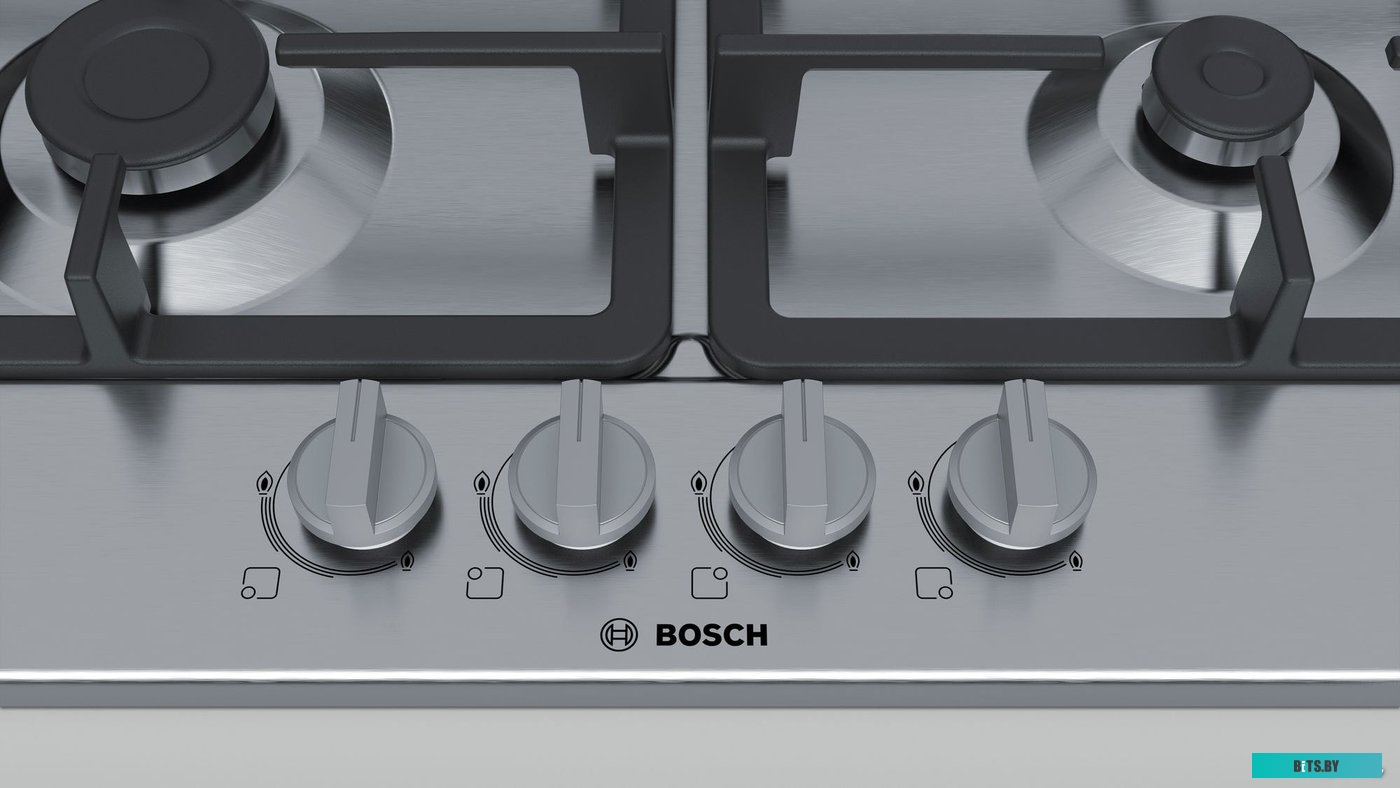 PGH6B5B90 Газовая варочная поверхность Bosch PGH6B5B90 нержавеющая сталь