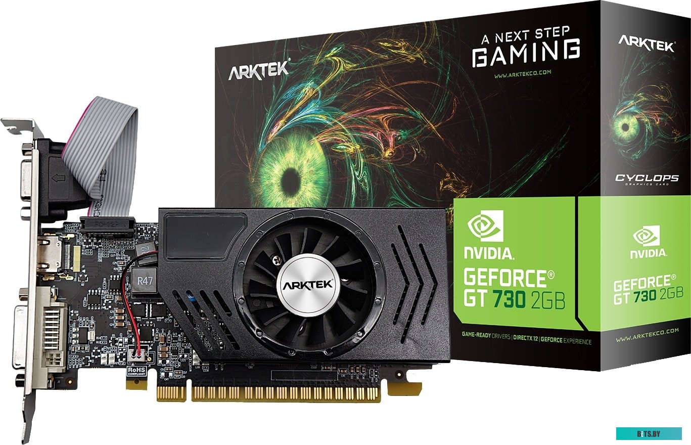 Видеокарта Arktek GeForce GT 730 2GB DDR3 AKN730D3S2GL1