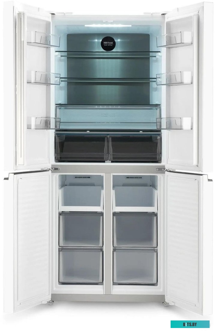 CM4542F Холодильник Hyundai CM4542F 3-хкамерн. белое стекло