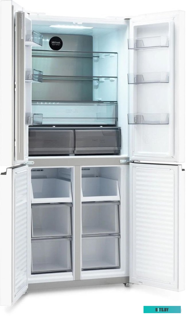 CM4542F Холодильник Hyundai CM4542F 3-хкамерн. белое стекло