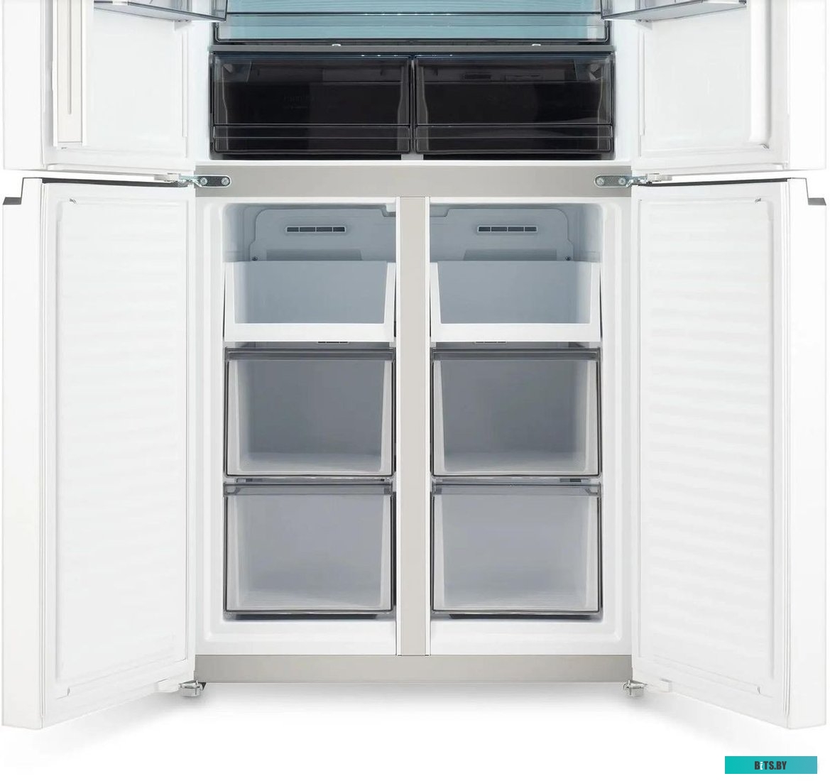 CM4542F Холодильник Hyundai CM4542F 3-хкамерн. белое стекло