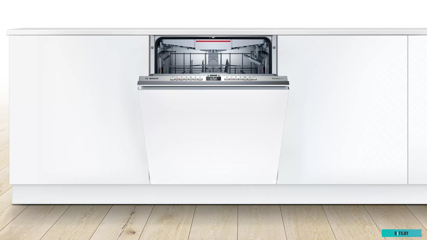 SMV6ZCX00E Serie 6, Встраиваемая посудомоечная машина 60см.Класс A-A-A; 6 прогр. ; 14 компл.посуды;автоматика 3in1; AquaSensor; датчик загрузки; инвер