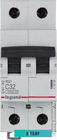 Автоматический выключатель Legrand RX3 2П 32А 4,5кА C 419700
