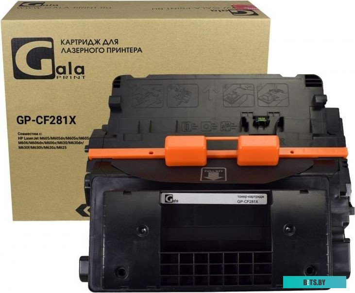 FP-CF281X Картридж F+ imaging, черный, 25 000 страниц, для HP моделей LJ M630z/M604dn/M605dn/M606dn (аналог CF281X), FP-CF281X