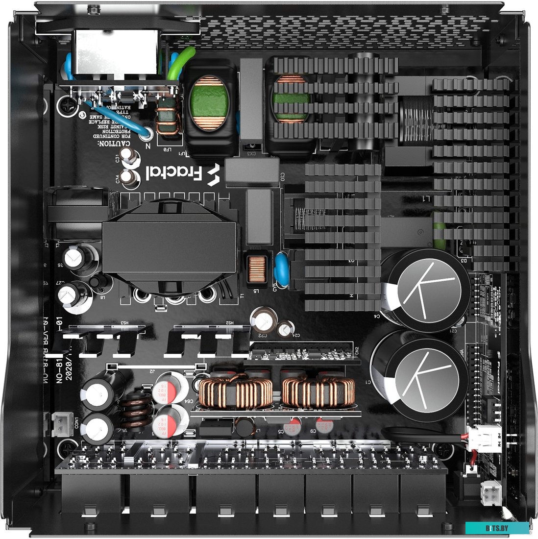 Блок питания Fractal Design ATX 650W ION+2 660 80+ platinum (24+4+4pin) APFC 140mm fan 10xSATA Cab Manag RTL