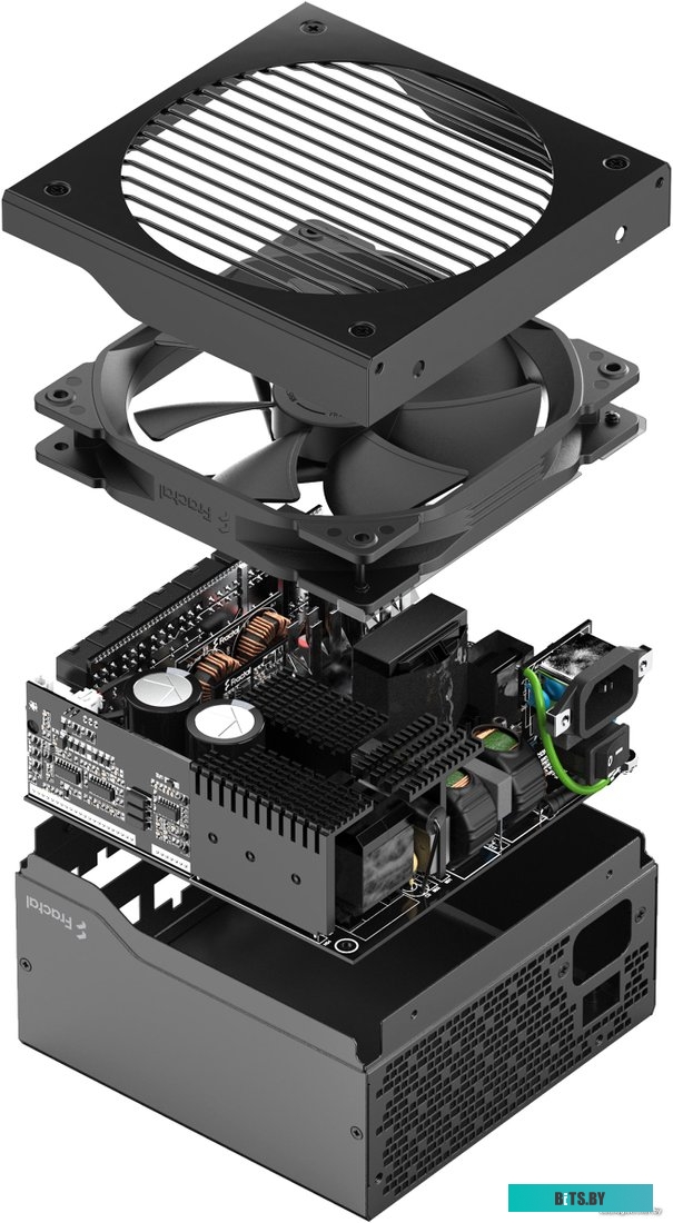 Блок питания Fractal Design ATX 650W ION+2 660 80+ platinum (24+4+4pin) APFC 140mm fan 10xSATA Cab Manag RTL