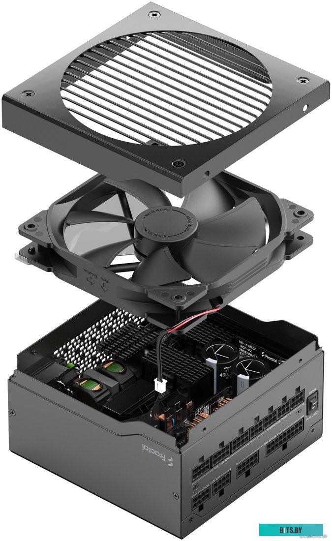 Блок питания Fractal Design ATX 650W ION+2 660 80+ platinum (24+4+4pin) APFC 140mm fan 10xSATA Cab Manag RTL