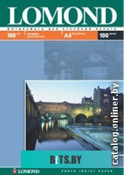 Фотобумага Lomond Матовая A4 160 г/кв.м. 100 листов (0102005)
