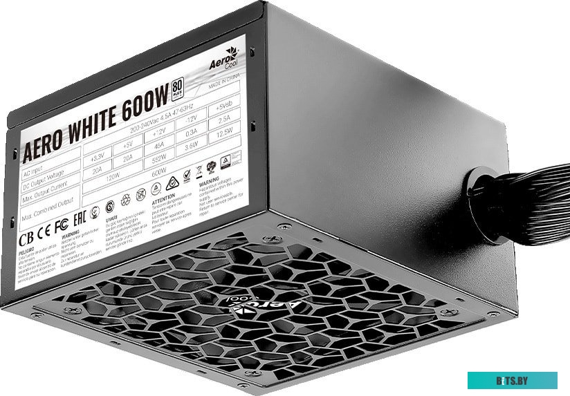 Блок питания AeroСool Aero White 600W
