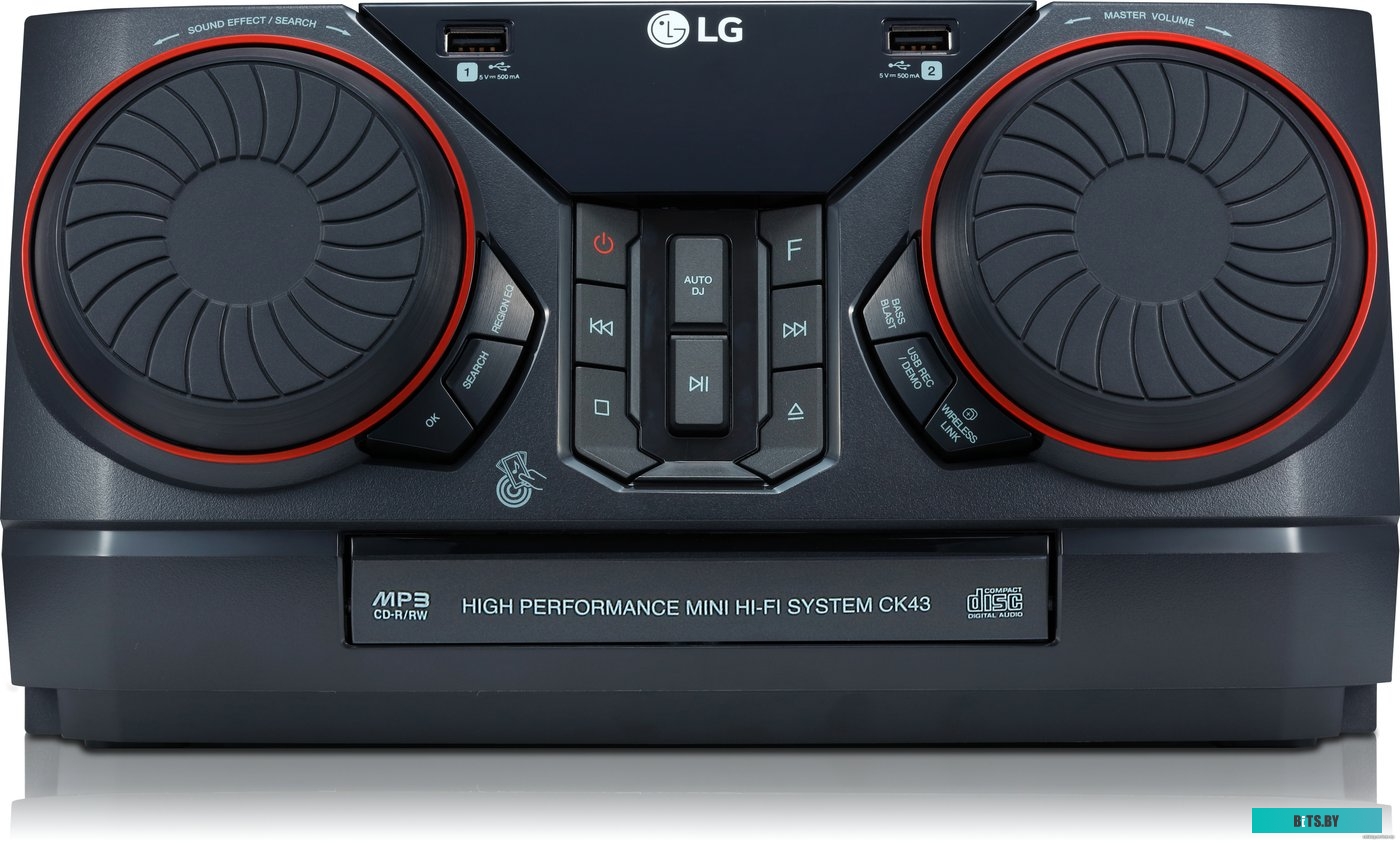 Музыкальный центр LG X-Boom CK43 (с колонками CKS43F)
