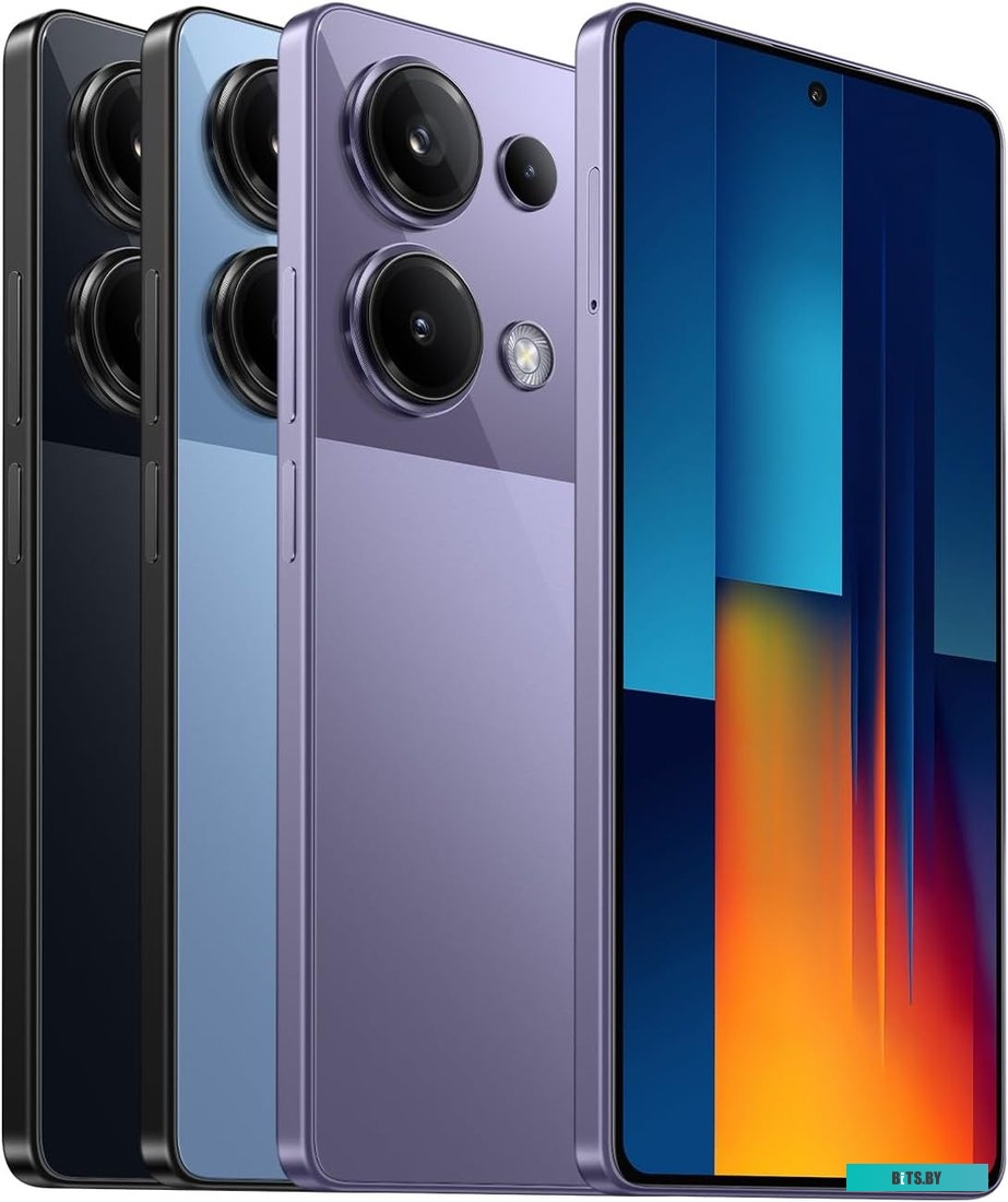 6941812760581 Смартфон POCO M6 Pro 6,67(2400x1080) NFC AMOLED Cam (64+8+2/16) Helio G99 Ultra 2.2ГГц(8) (8/256)Гб A13 5000мАч Черный 6941812760581