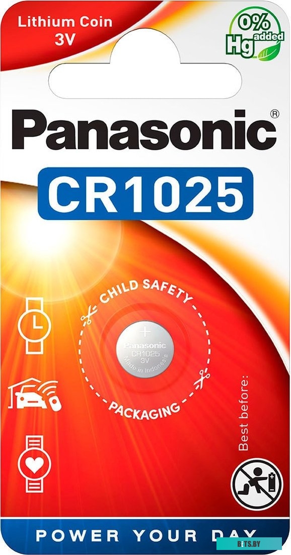 Батарейки Panasonic CR1025 BP <5410853010227>