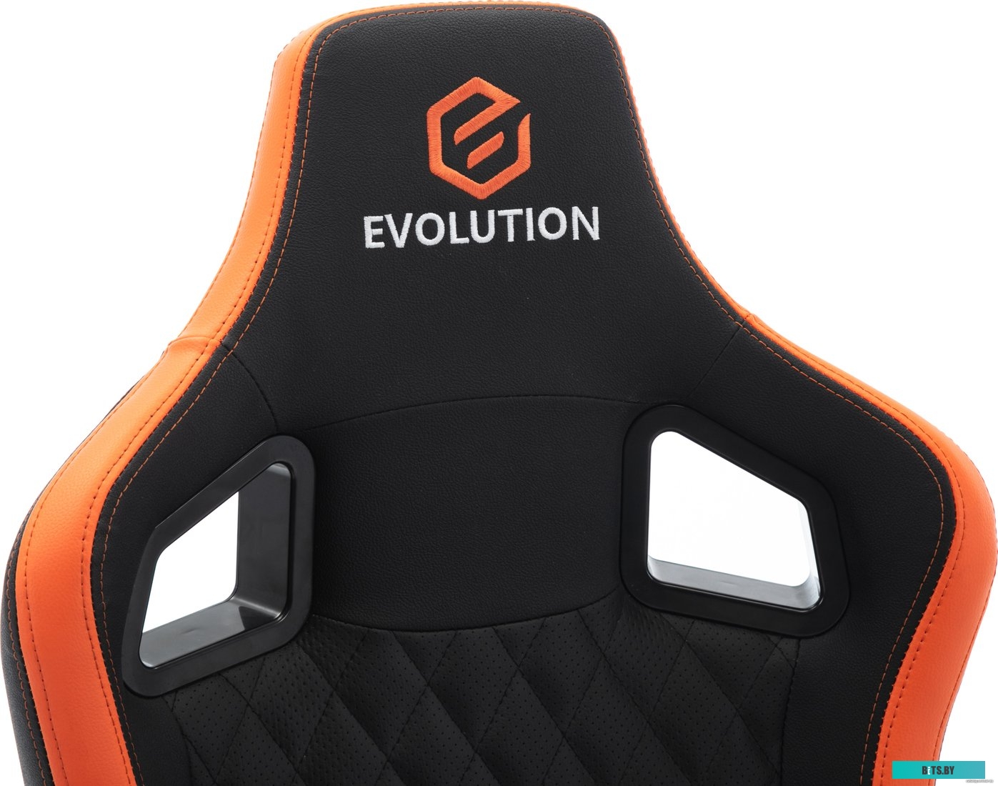 Офисное кресло Evolution Omega (черный/оранжевый)