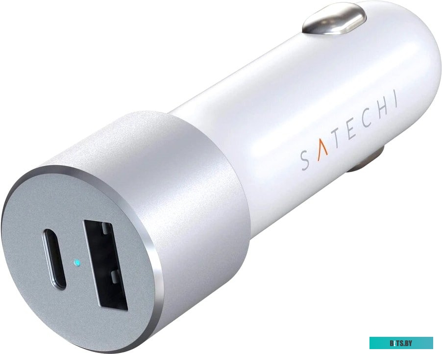 Автомобильное зарядное Satechi 72W Type-C PD Car Charger (серебристый) <ST-TCPDCCS>