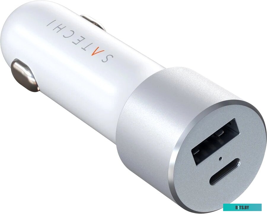 Автомобильное зарядное Satechi 72W Type-C PD Car Charger (серебристый) <ST-TCPDCCS>