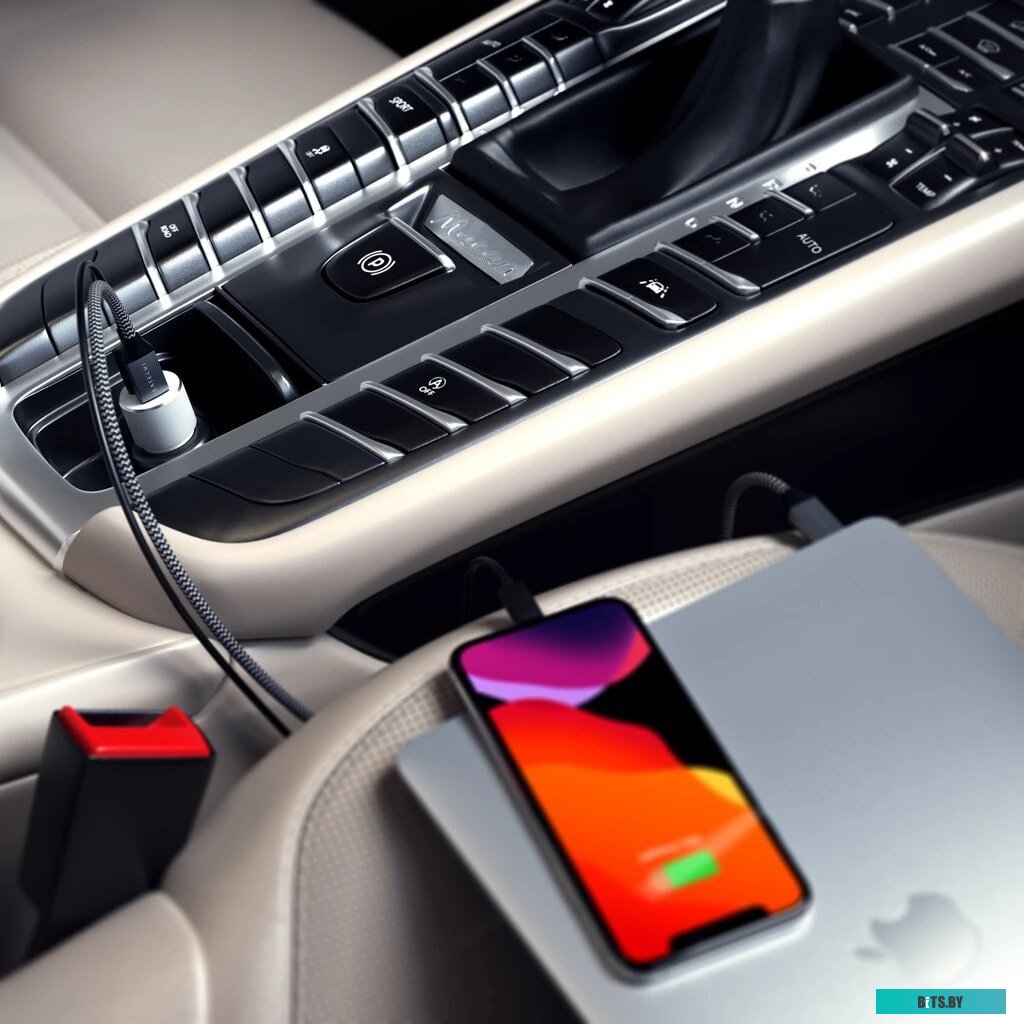 Автомобильное зарядное Satechi 72W Type-C PD Car Charger (серебристый) <ST-TCPDCCS>