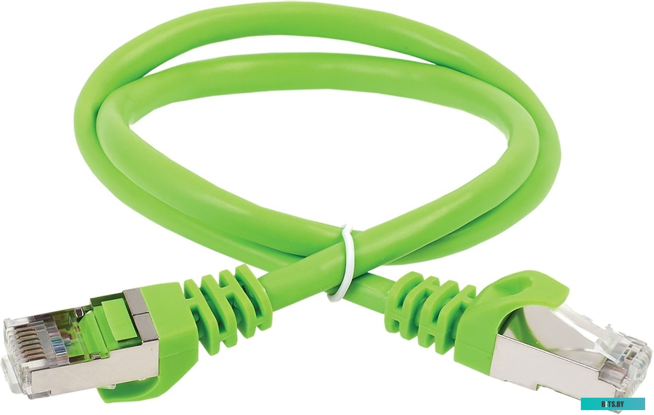 Кабель ITK RJ45 - RJ45 PC02-C5EF-3M (3 м, зелёный)