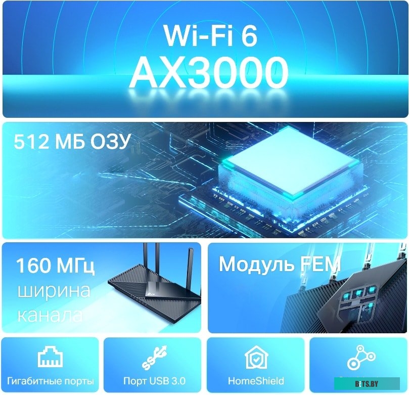Wi-Fi роутер TP-Link Archer AX55