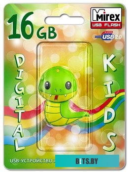 USB накопитель (Флешка) Mirex Snake 16GB 13600-KIDSNG16