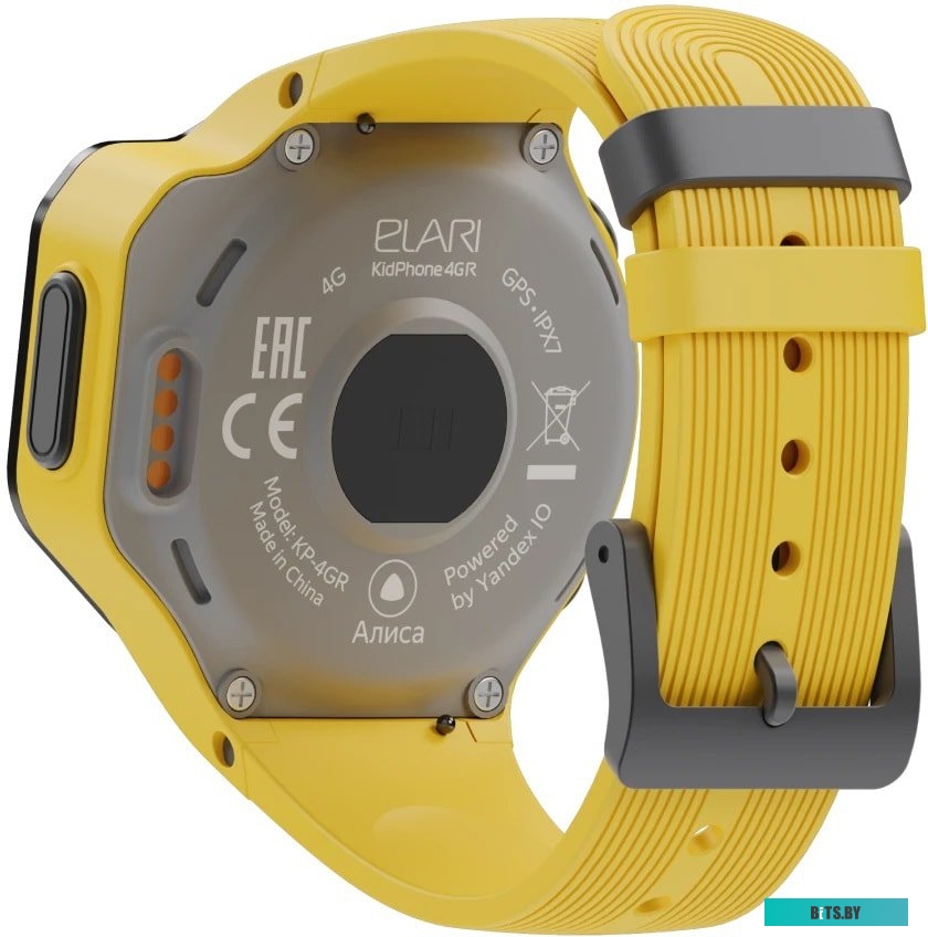 Умные часы Elari KidPhone 4GR (желтый)