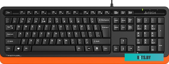 Клавиатура A4Tech Fstyler FKS10 (черный/оранжевый)