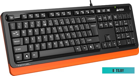 Клавиатура A4Tech Fstyler FKS10 (черный/оранжевый)