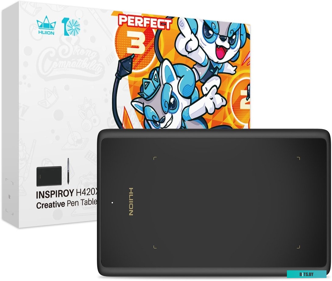 Графический планшет Huion Inspiroy H420X (черный)