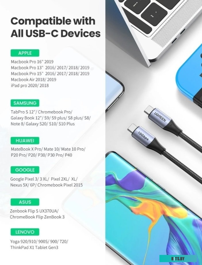 Кабель Ugreen US355-80150