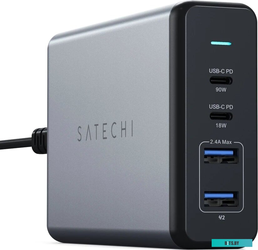 Сетевое зарядное Satechi 108W Pro Type-C PD Desktop Charger (американская вилка) <ST-TC108WM>