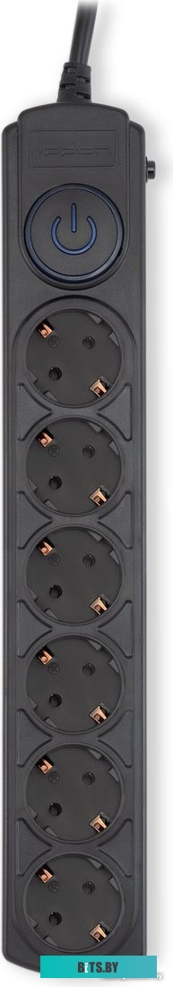 BK-6-EU-1.8-16-B Сетевой фильтр Ippon BK-6-EU-1.8-16-B 1.8м (6 розеток) черный (коробка)