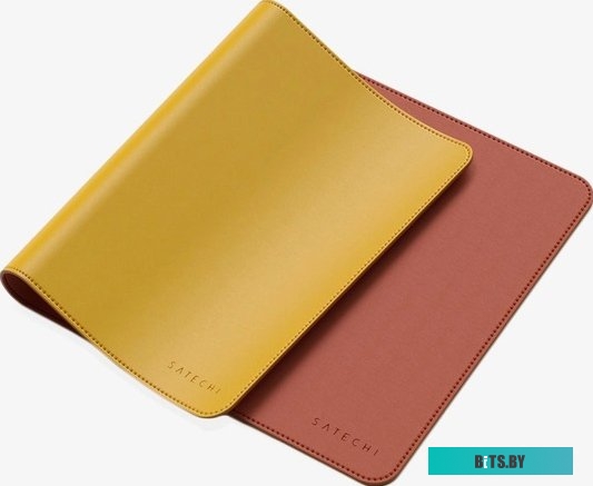 Коврик Satechi Dual Sided Eco-Leather Deskmate (желтый/оранжевый) <ST-LDMYO>