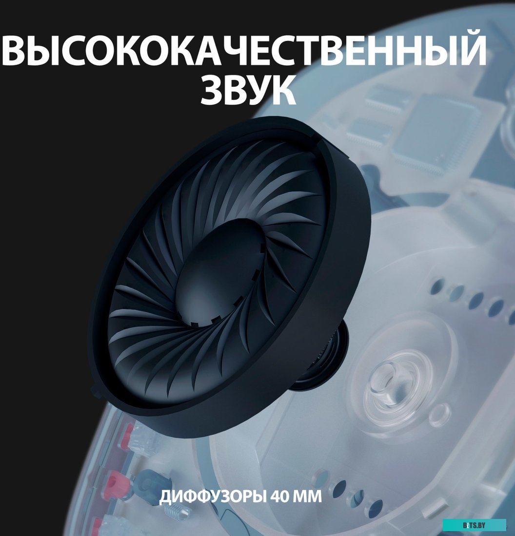 Офисная гарнитура Logitech G435 Lightspeed (синий/малиновый) <981-001062>