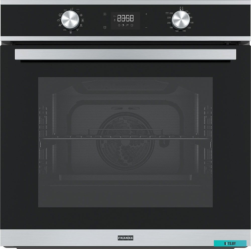 116.0606.096 Духовой шкаф Franke FSM 97 P XS/ Better, Электрический духовой шкаф, 60 см, серия SMART, 71л, 11 функций, дисплей, пиролиз, телескопическ
