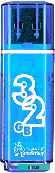 USB накопитель (Флешка) Smart Buy Glossy Blue 32GB (SB32GBGS-B)