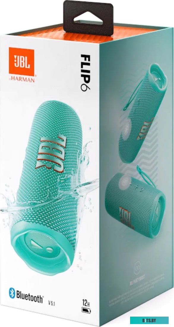 Беспроводная колонка JBL Flip 6 (бирюзовый)