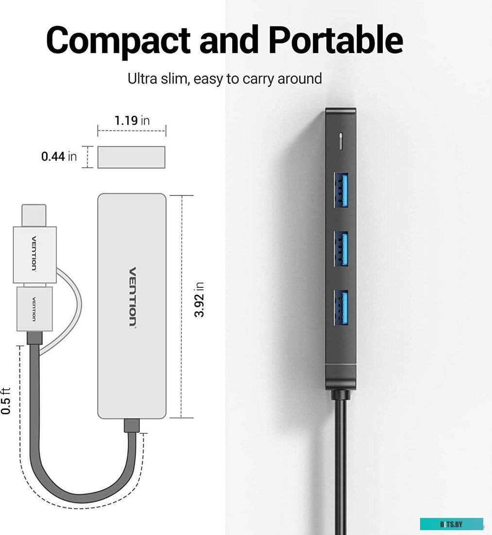 USB-хаб Vention CHTBB