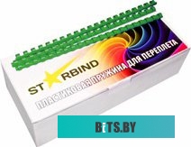 Пластиковая пружина для переплета Starbind A4 10 мм 100 шт (зеленый) <BP10GrSB>