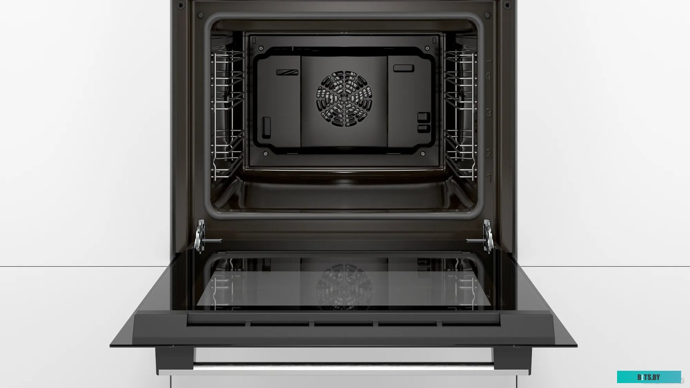 HBF113BR0Q Serie 2, духовой шкаф,нержавеющая сталь,светодиодный дисплей. класс энергоэффективности А, 5 режимов, 66 литров, сделано в Турции