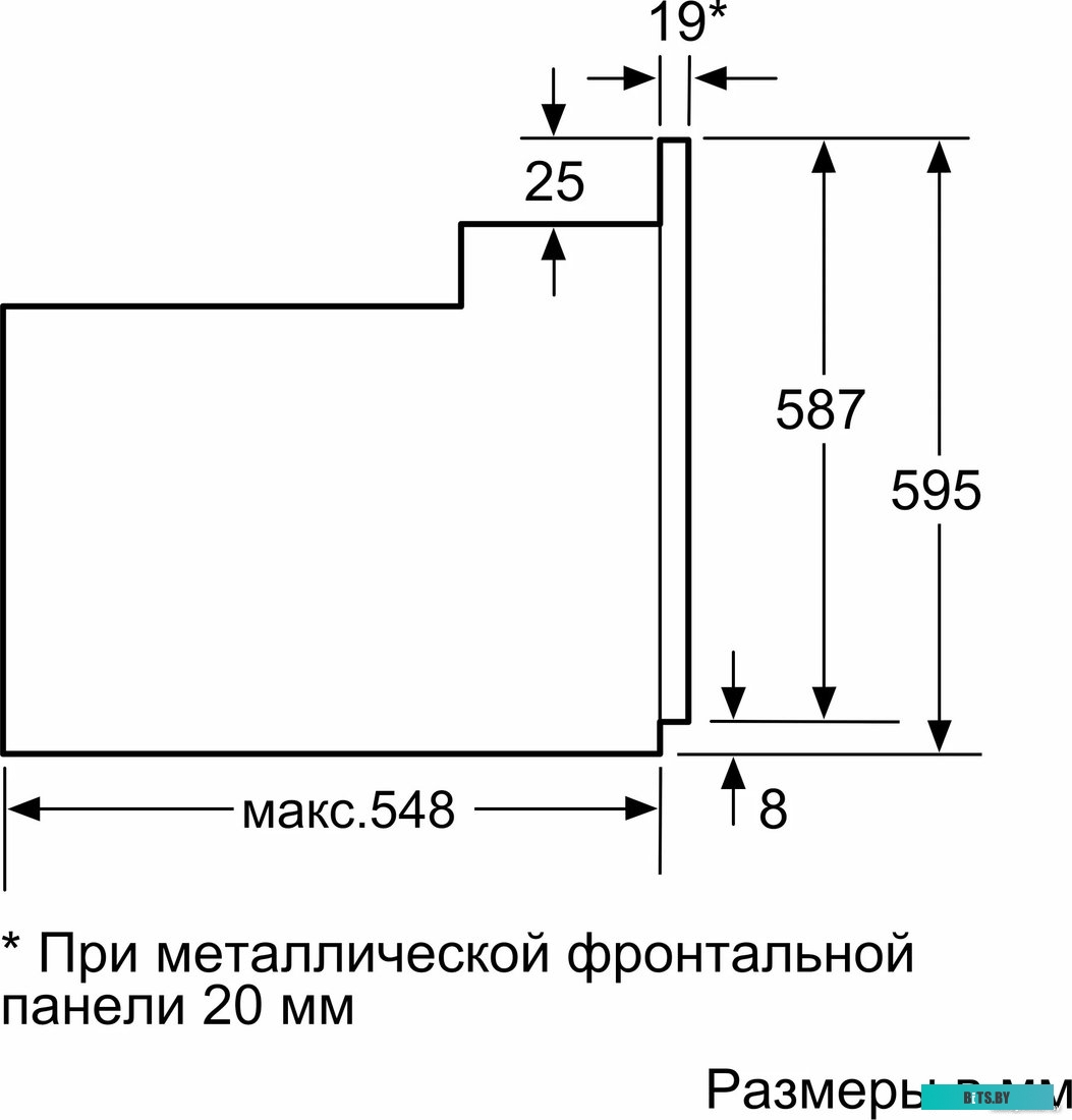 HBF113BR0Q Serie 2, духовой шкаф,нержавеющая сталь,светодиодный дисплей. класс энергоэффективности А, 5 режимов, 66 литров, сделано в Турции