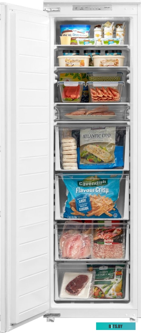 KSFI 1795 Встраиваемая морозильная камера KORTING/ Встраиваемая морозильная камера KORTING, электронное управление, объем 212 л, NoFrost, лоток для ль