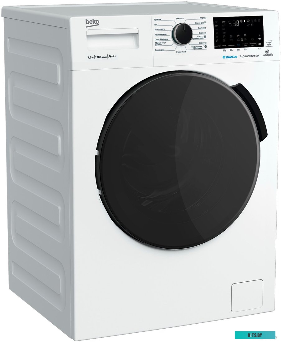 WSPE7H616W Стиральная машина Beko WSPE7H616W класс: A+++ загр.фронтальная макс.:7.5кг белый
