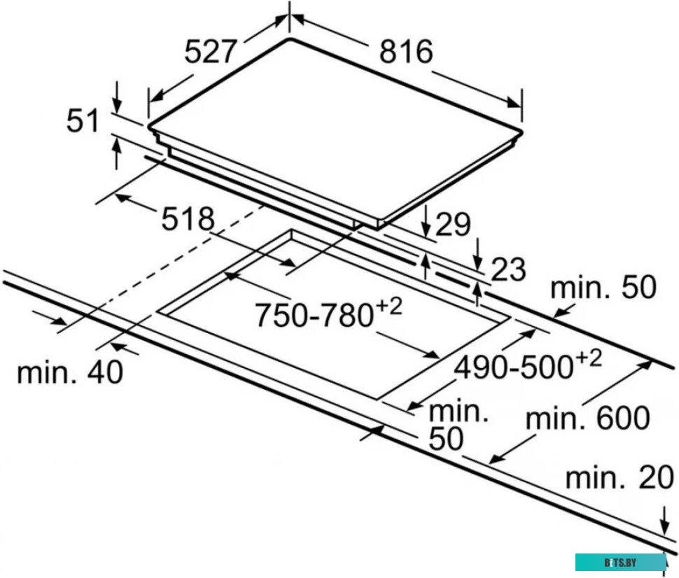 PXY875DC1E Индукционная,  5.1x80.2x52.2, стеклокерамическая поверхность, индукция, независ., без рамки, цвет:черный