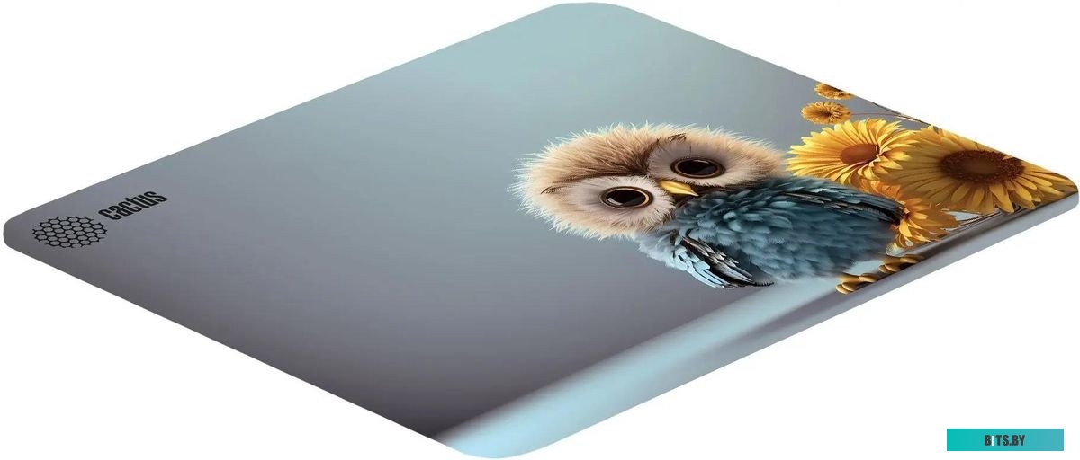 Коврик для мыши Cactus Owl gray CS-MP-D12M