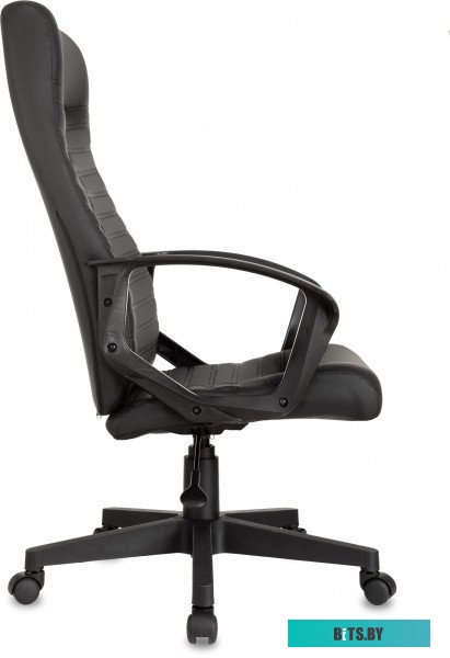 CH-480LT/BLACK-PU Кресло руководителя Бюрократ CH-480LT черный эко.кожа крестов. пластик