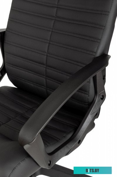 CH-480LT/BLACK-PU Кресло руководителя Бюрократ CH-480LT черный эко.кожа крестов. пластик