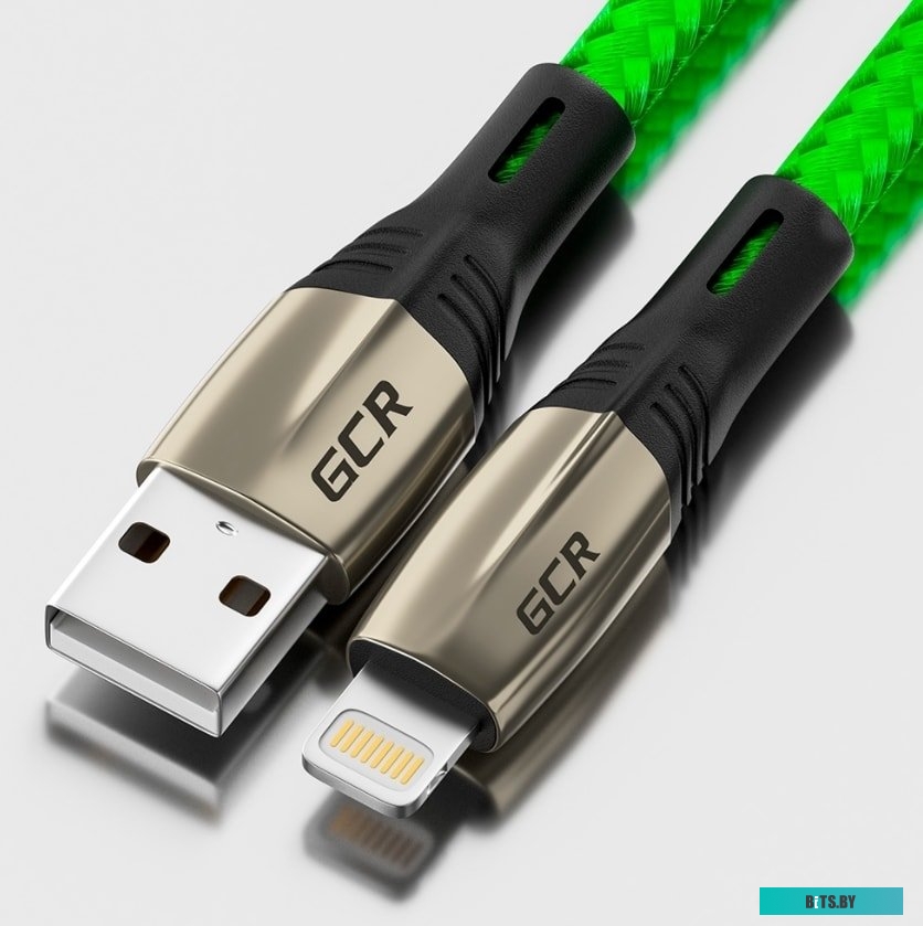 GCR-52787 GCR Патч-корд прямой 1.0m LSZH UTP кат.6, желтый, 24 AWG, литой без фиксатора, ethernet high speed, RJ45, T568B