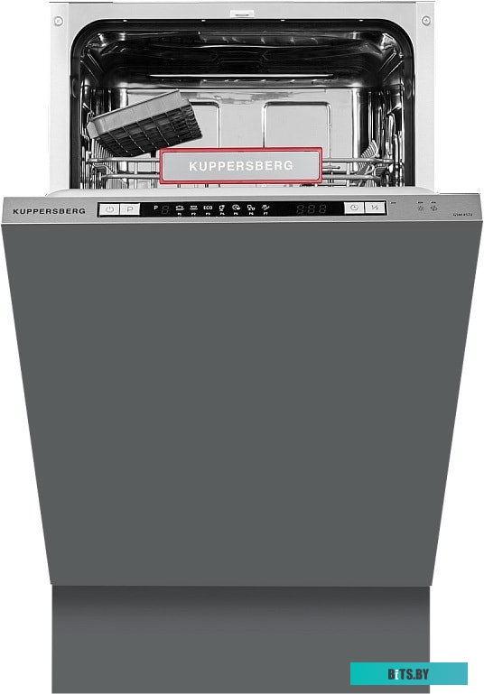 GSM 4572 Встраиваемая посудомоечная машина Kuppersberg/ Посудомоечная машина полностью встраиваемая,  ширина 45 см, 9 комплектов,внутреннее освещение,