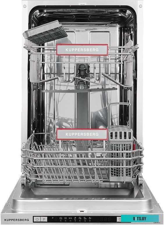 GSM 4572 Встраиваемая посудомоечная машина Kuppersberg/ Посудомоечная машина полностью встраиваемая,  ширина 45 см, 9 комплектов,внутреннее освещение,