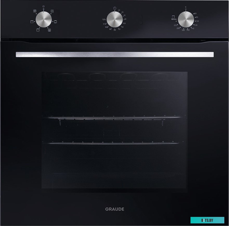 BE 60.2 S Встраиваемые электрические духовки 60 см Graude/ 594 х 594 х 569 мм,5 режимов нагрева,Решетка для жарки,Максимальная температура: 250°C,Поле